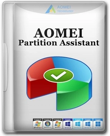 Администрирование жестких дисков AOMEI Partition Assistant Technician Edition 10.8.2 by KpoJIuK