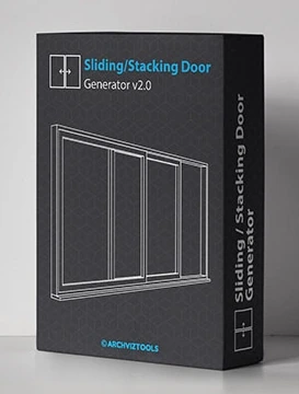 ArchvizTools — Sliding & Stacking Door Generator 2.0