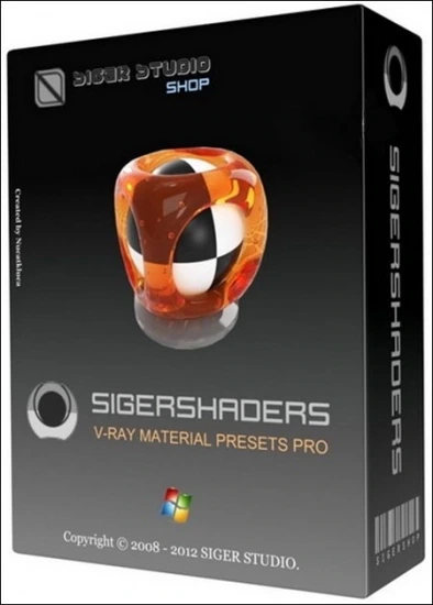 библиотека материалов для 3ds Max SIGERSHADERS XS Material Presets Studio 5.3.0