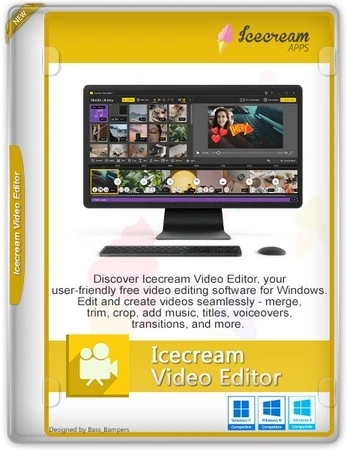 Добавление к видео текста и эффектов Icecream Video Editor Pro 3.23