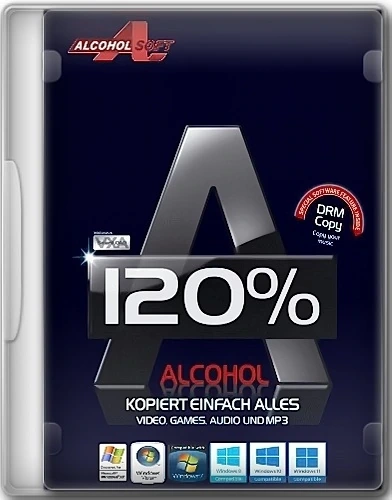 Эмулятор CD/DVD дисков — Alcohol 120% 2.1.1 Build 2201 RePack by KpoJIuK