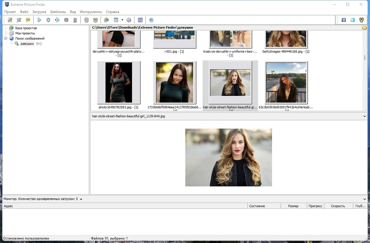 Поиск картинок в интернете - Extreme Picture Finder 3.63.0.0 RePack (& Portable) by TryRooM — изображение 1