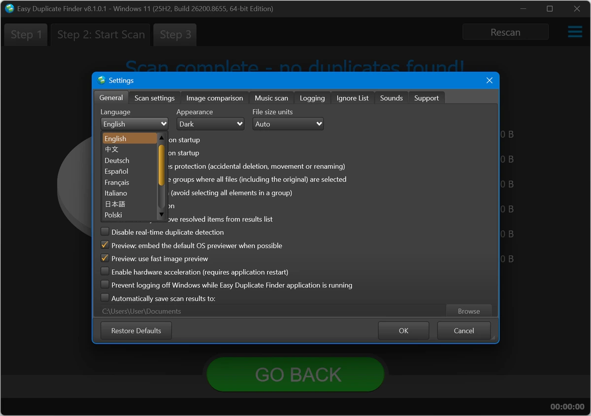 Поиск похожих файлов Easy Duplicate Finder 8.1.0.1 + Portable — изображение 1