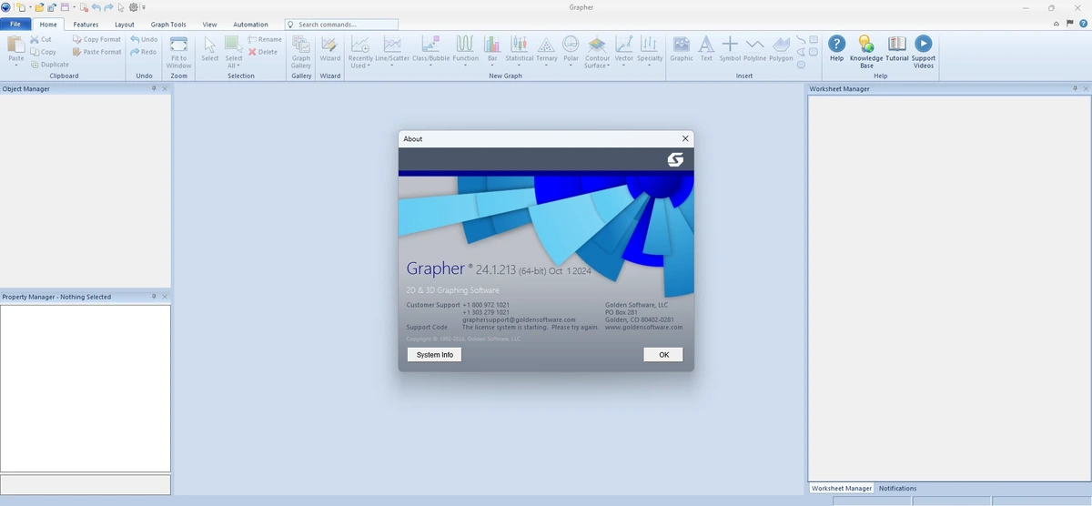 Построение графиков Golden Software Grapher 24.1.213 — изображение 1