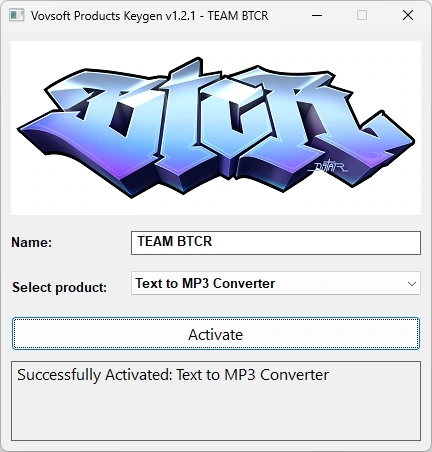 Преобразование текста в речь Vovsoft Text to MP3 Converter 4.1 — изображение 1