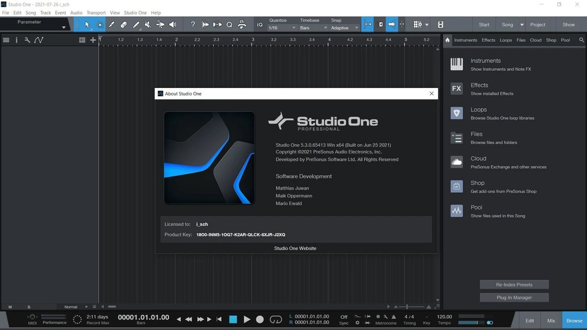 PreSonus Studio One 5 Professional 5.3.0 — изображение 1