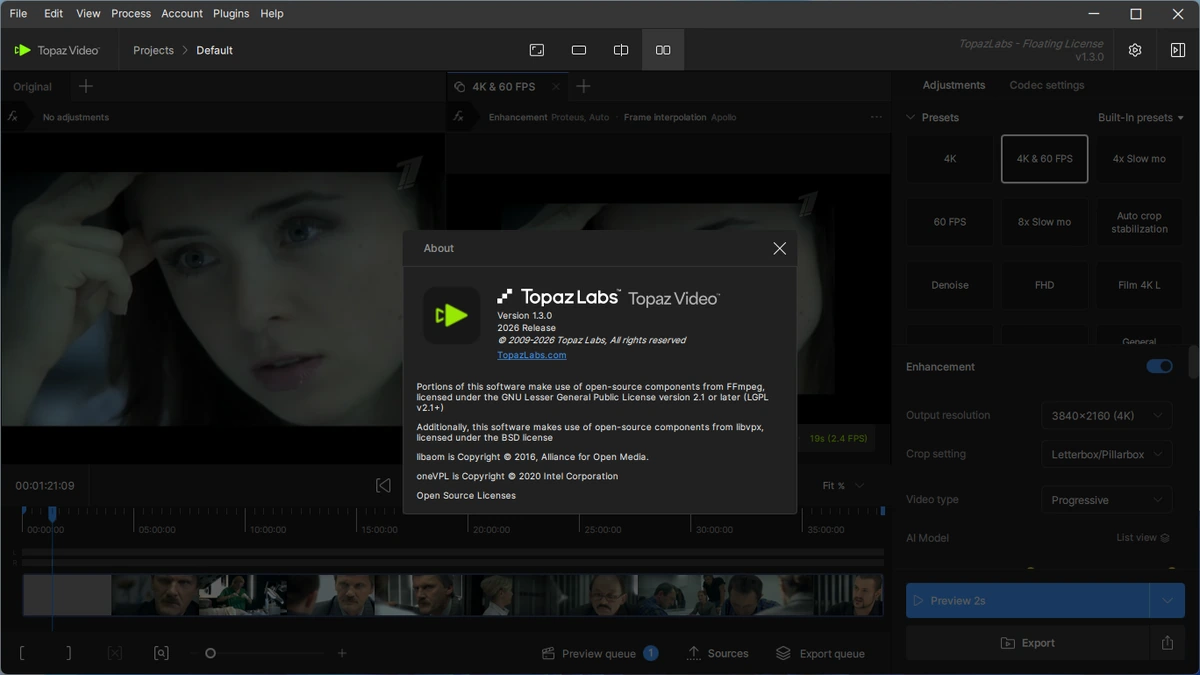 Продвинутый видеоредактор Topaz Video 1.3.0 by elchupacabra — изображение 1
