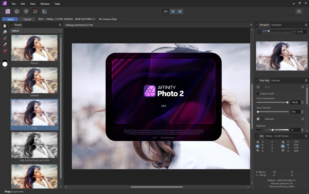 Профессиональная обработка фото Serif Affinity Photo 2.5.5.2636 Полная + Портативная версии by elchupacabra — изображение 1