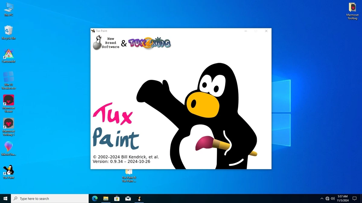 Программа для рисования Tux Paint 0.9.34 — изображение 1
