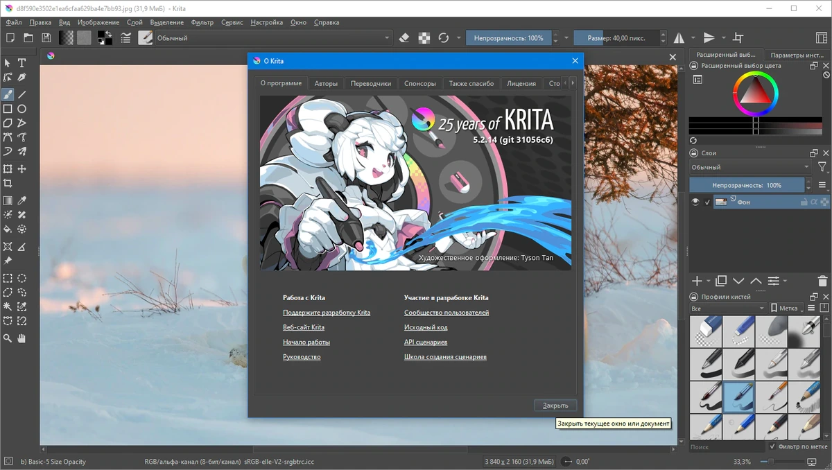 Программа для художников и иллюстраторов Krita 5.2.14 + Portable — изображение 1