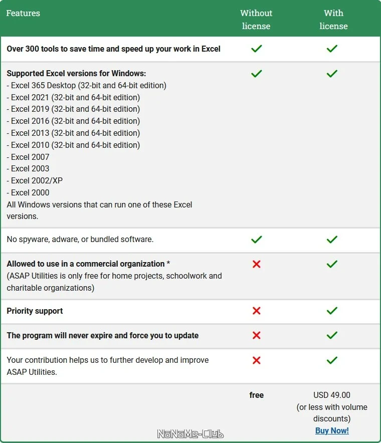 ASAP Utilities for Excel 8.6 Home and Student — изображение 1