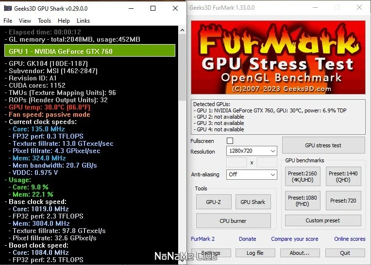 Программа для тестирования видеокарт - FurMark 1.33.0 — изображение 1