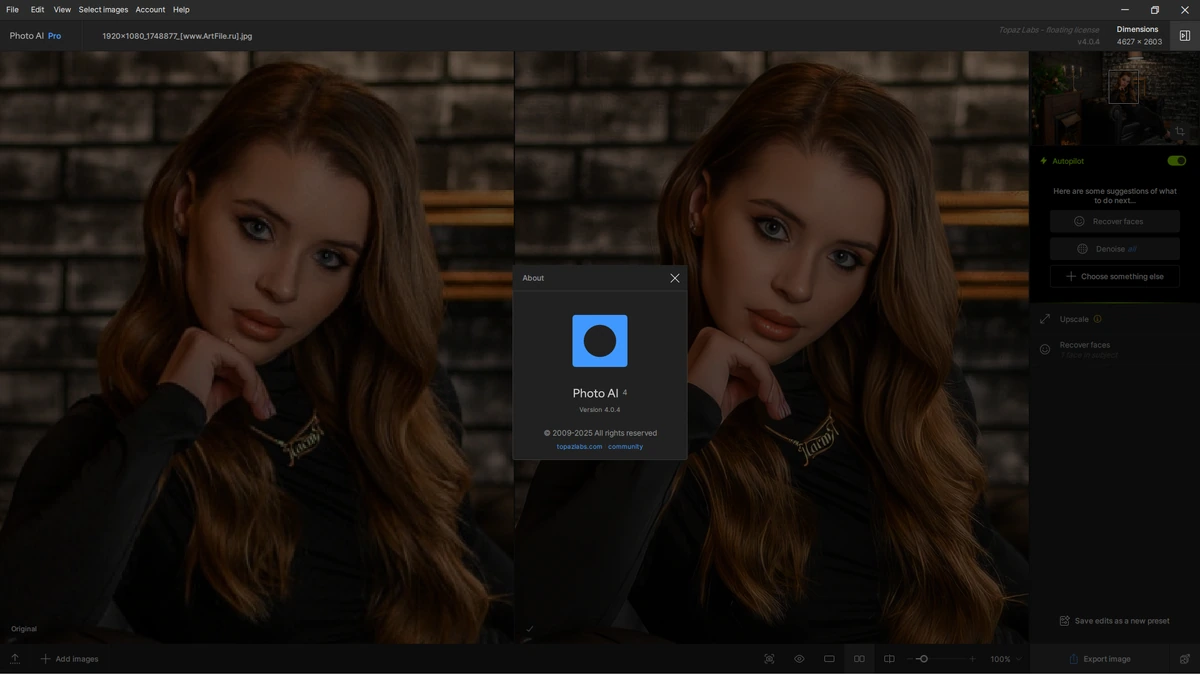 Topaz Photo AI Pro 4.0.4 RC by 7997 + Models — изображение 1