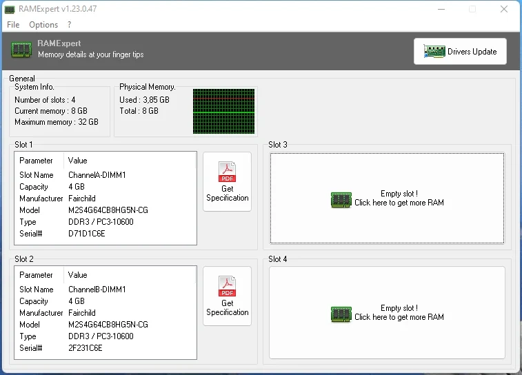 Проверка оперативной памяти RAMexpert + Portable 1.23.0.47 — изображение 1