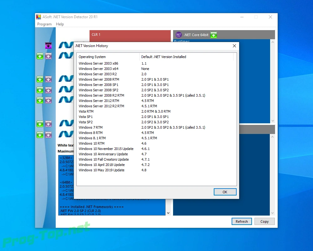 ASoft .NET Version Detector проверка версии NET Framework 20 R1 — изображение 1