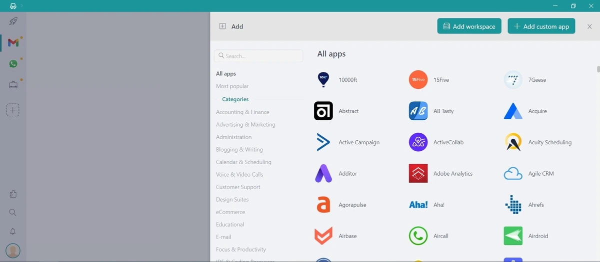 Rambox 2.2.2 — изображение 1