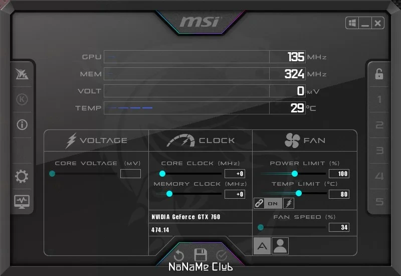 Разгон видеокарты MSI Afterburner 4.6.5 Build 16370 Final — изображение 1