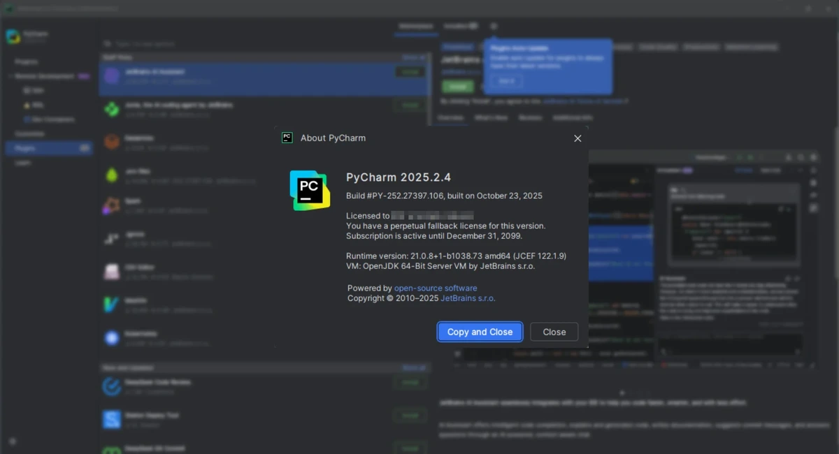 Разработка на языке Python JetBrains PyCharm Professional 2025.2.4 (x64-arm64) by IFE`a — изображение 1