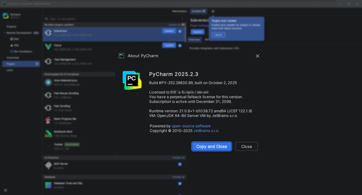 JetBrains PyCharm Professional 2025.2.3 (x64-arm64) by Sitego — изображение 1