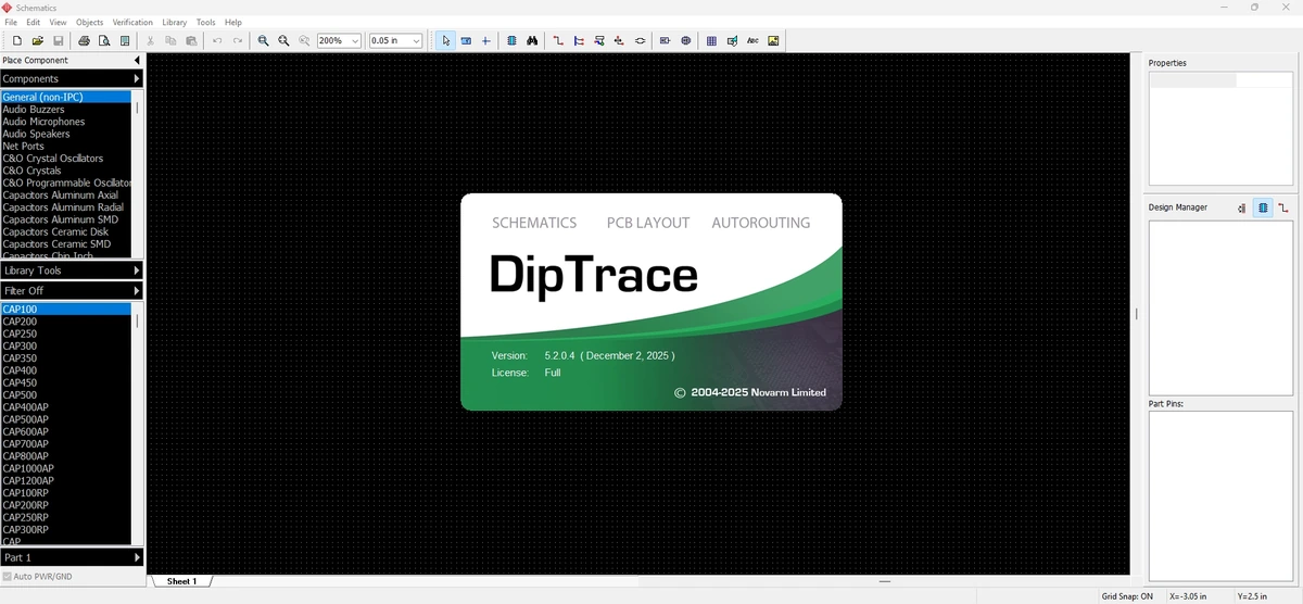 Разработка печатных плат DipTrace 5.2.0.4 + 3D Models — изображение 1