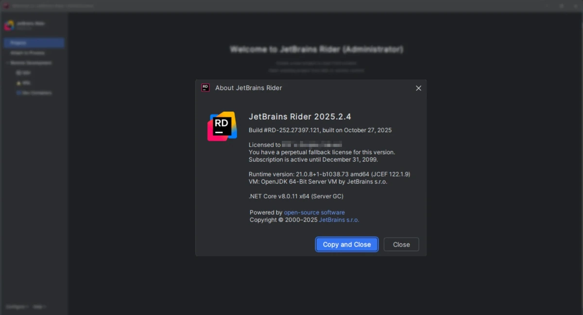 Разработка приложений JetBrains Rider 2025.2.4 (x64-arm64) by IDE`a — изображение 1