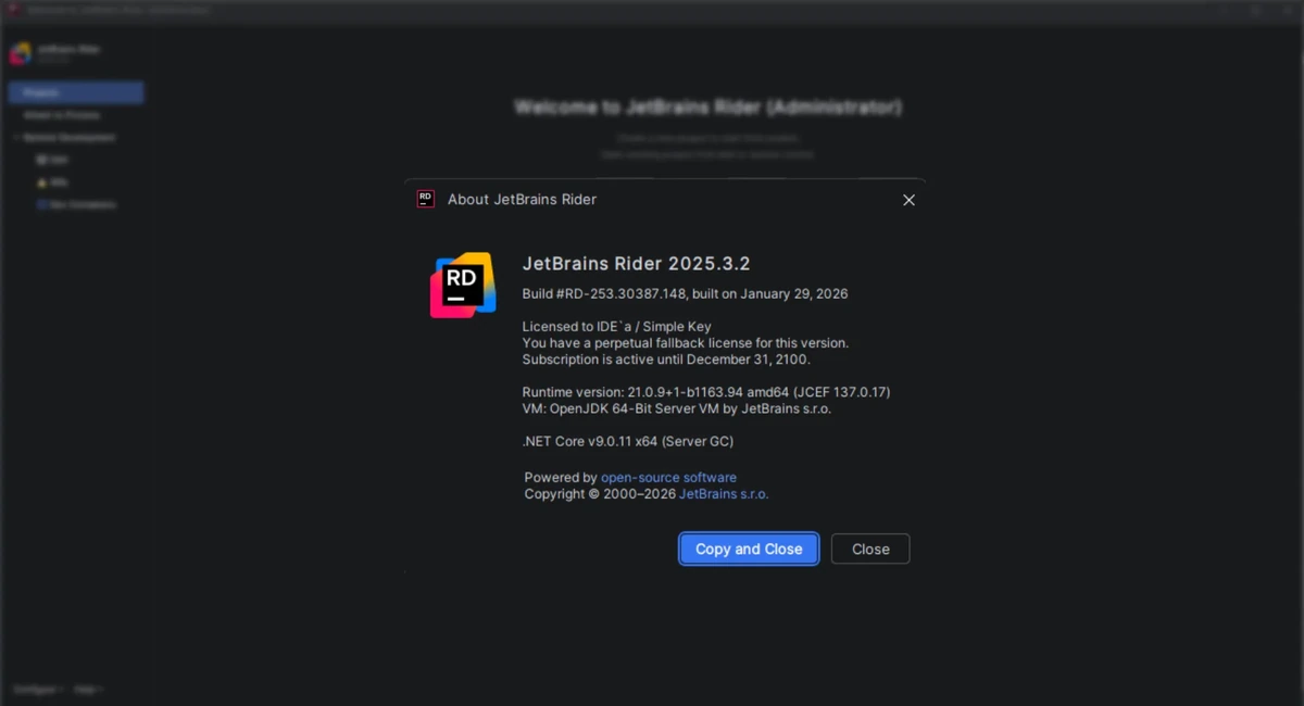 Разработка приложений JetBrains Rider 2025.3.2 (x64-arm64) by IDE`a — изображение 1