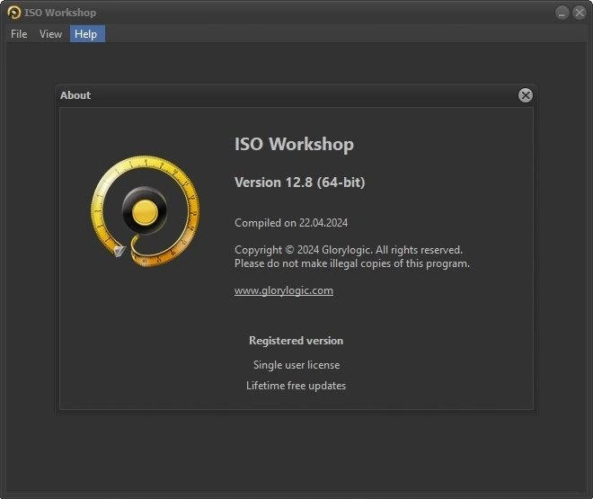 Редактирование и запись образов - ISO Workshop Pro 12.8 — изображение 1