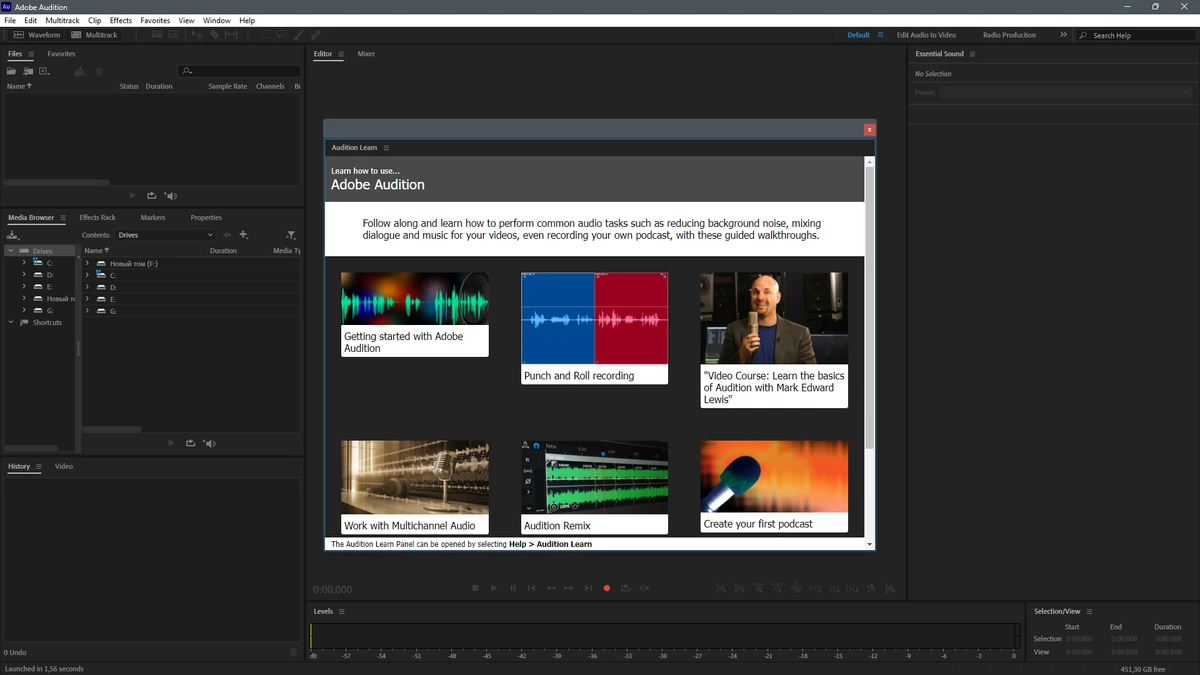 Редактор аудиофайлов Adobe Audition 2025 25.3.0.71 by KpoJIuK — изображение 1