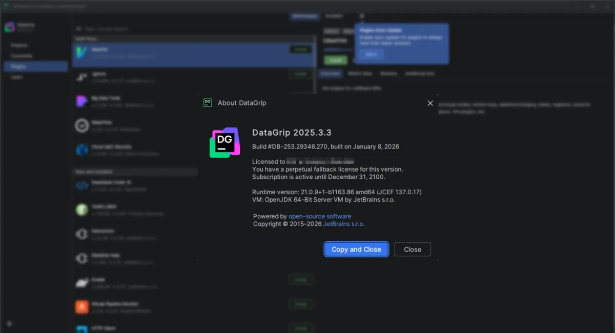 Редактор данных JetBrains DataGrip 2025.3.3 (x64-arm64) by IDE`a — изображение 1