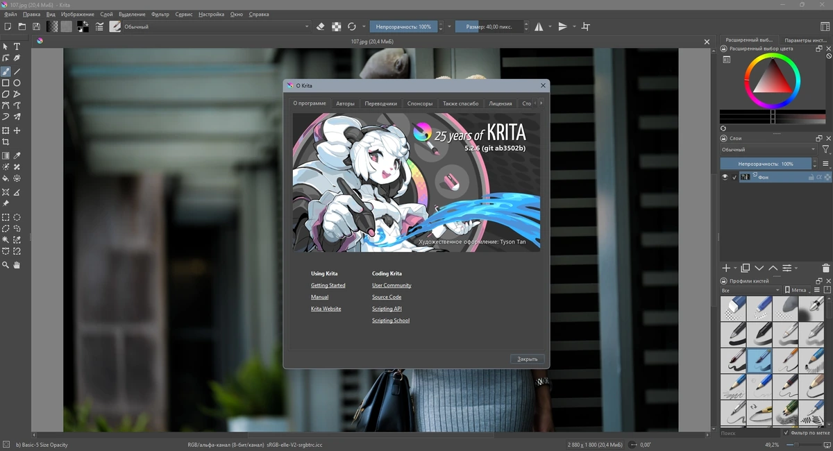 Редактор графики Krita 5.2.6 + Portable — изображение 1