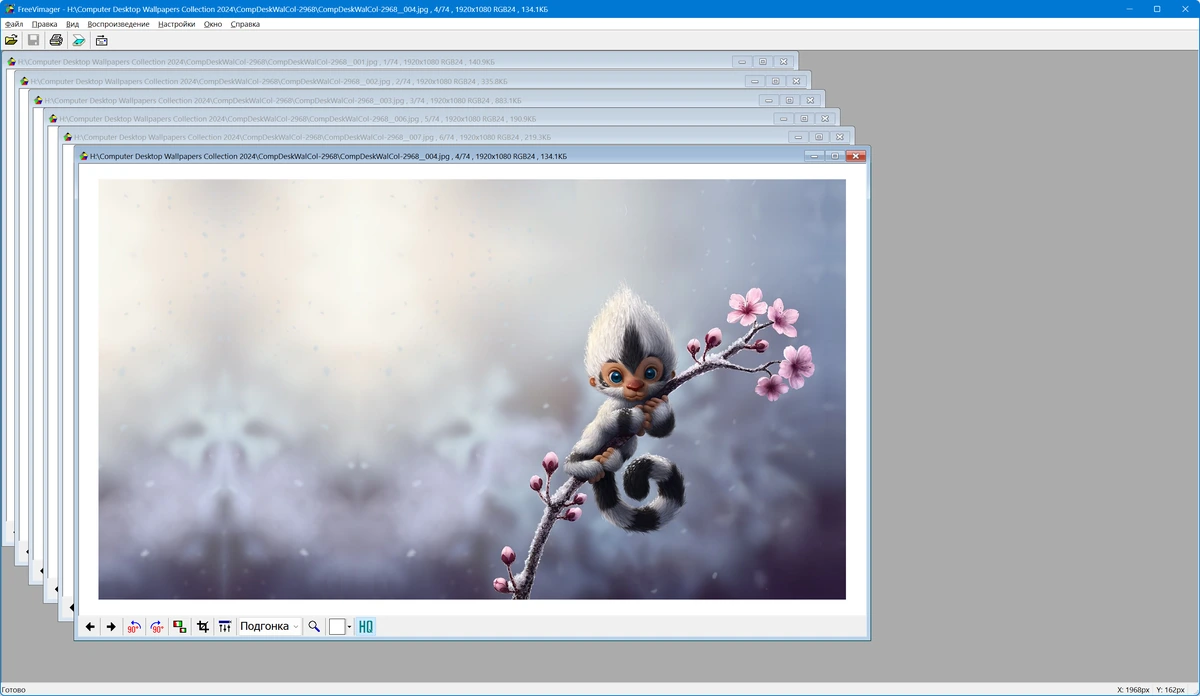 Редактор изображений для Windows FreeVimager 9.9.27 + Portable — изображение 1