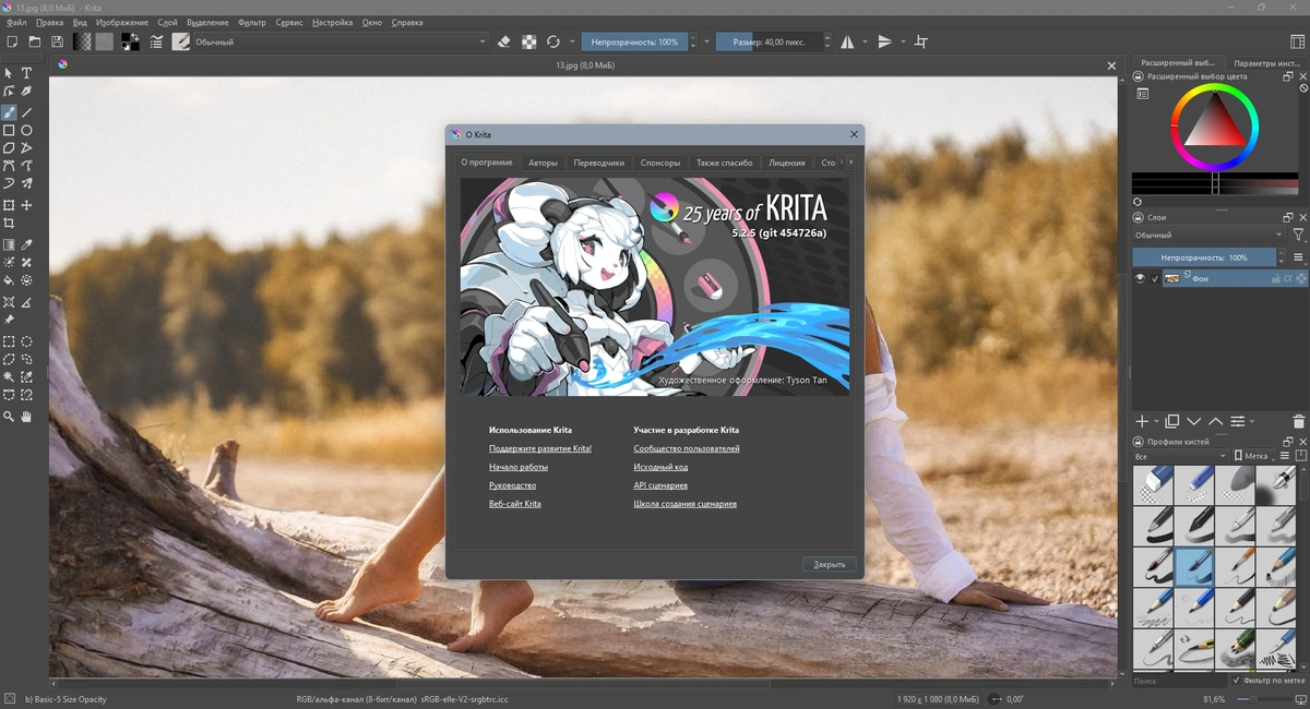 Редактор изображений Krita 5.2.5 + Portable — изображение 1