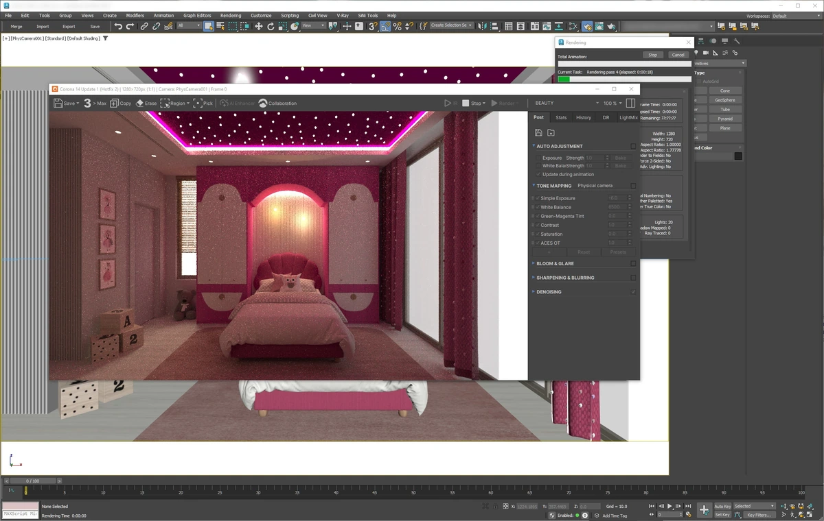 Рендеринг в 3ds Max и Cinema 4D Corona Renderer 14 Update 1 (Hotfix 2) for 3ds Max 2018-2027 — изображение 1