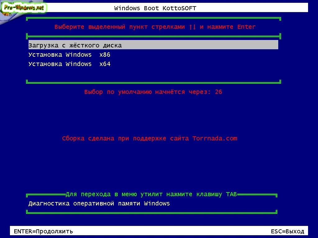 Сборка Windows 7 SP1 11 in 1 KottoSOFT (x86\x64) — изображение 1