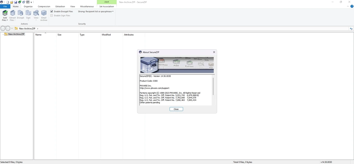 SecureZIP Enterprise Desktop 14.50.0030 — изображение 1