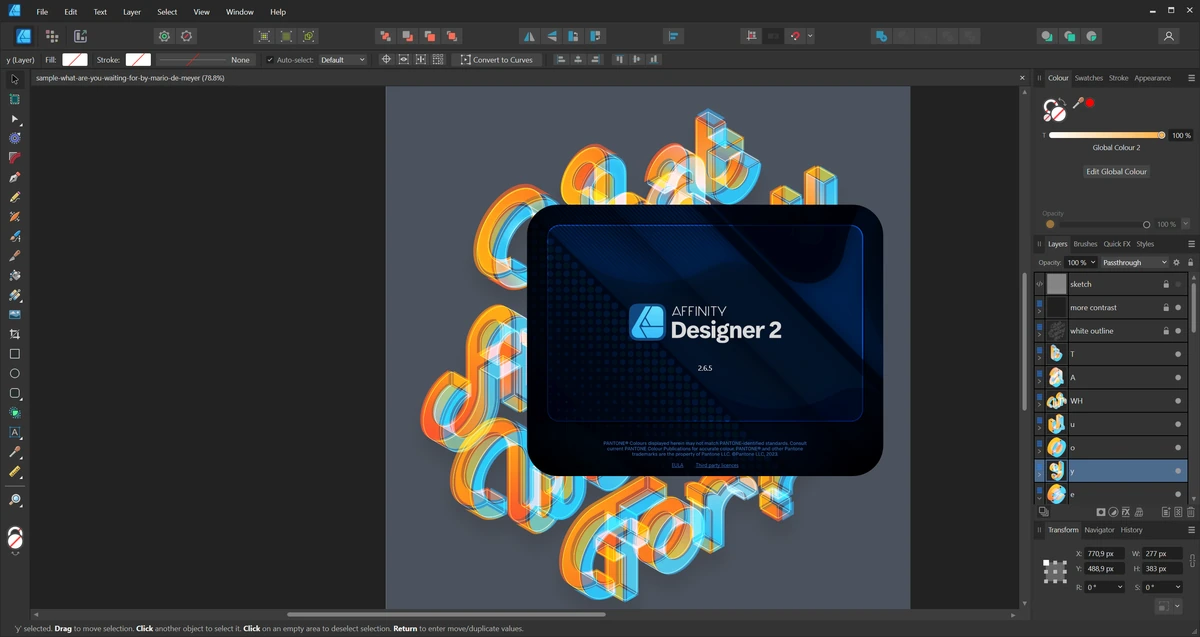 Serif Affinity Designer 2.6.5.3782 — изображение 1