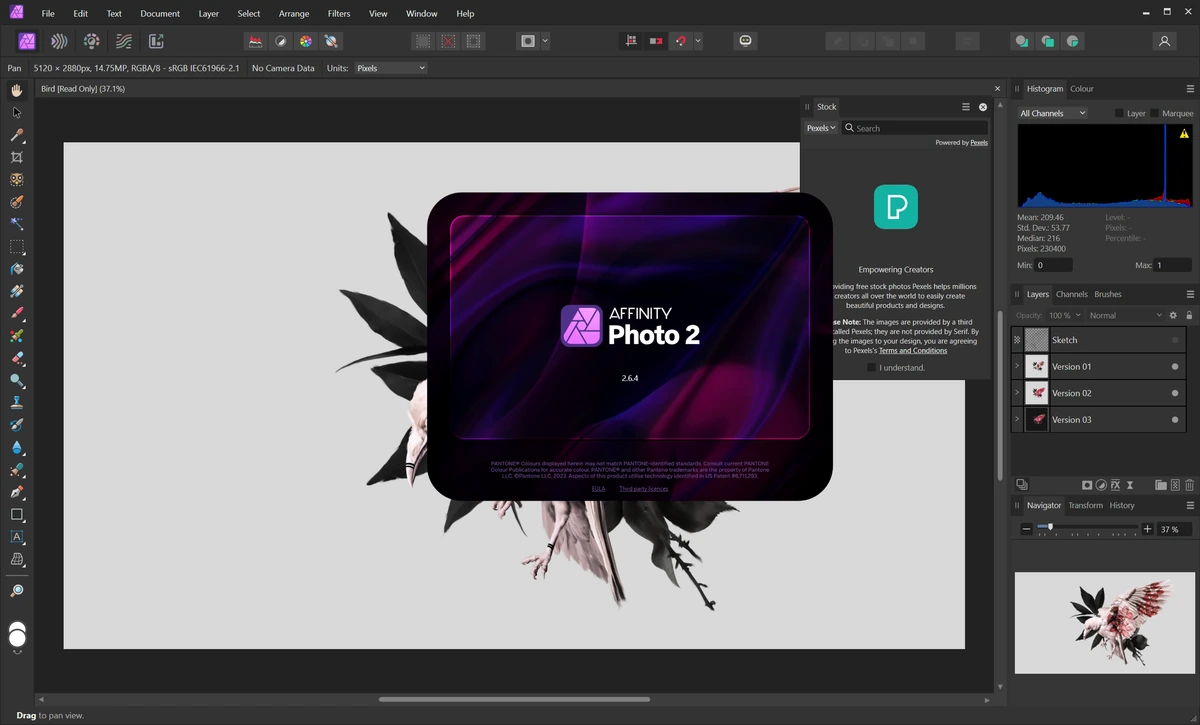 Serif Affinity Photo 2.6.4.3634 — изображение 1