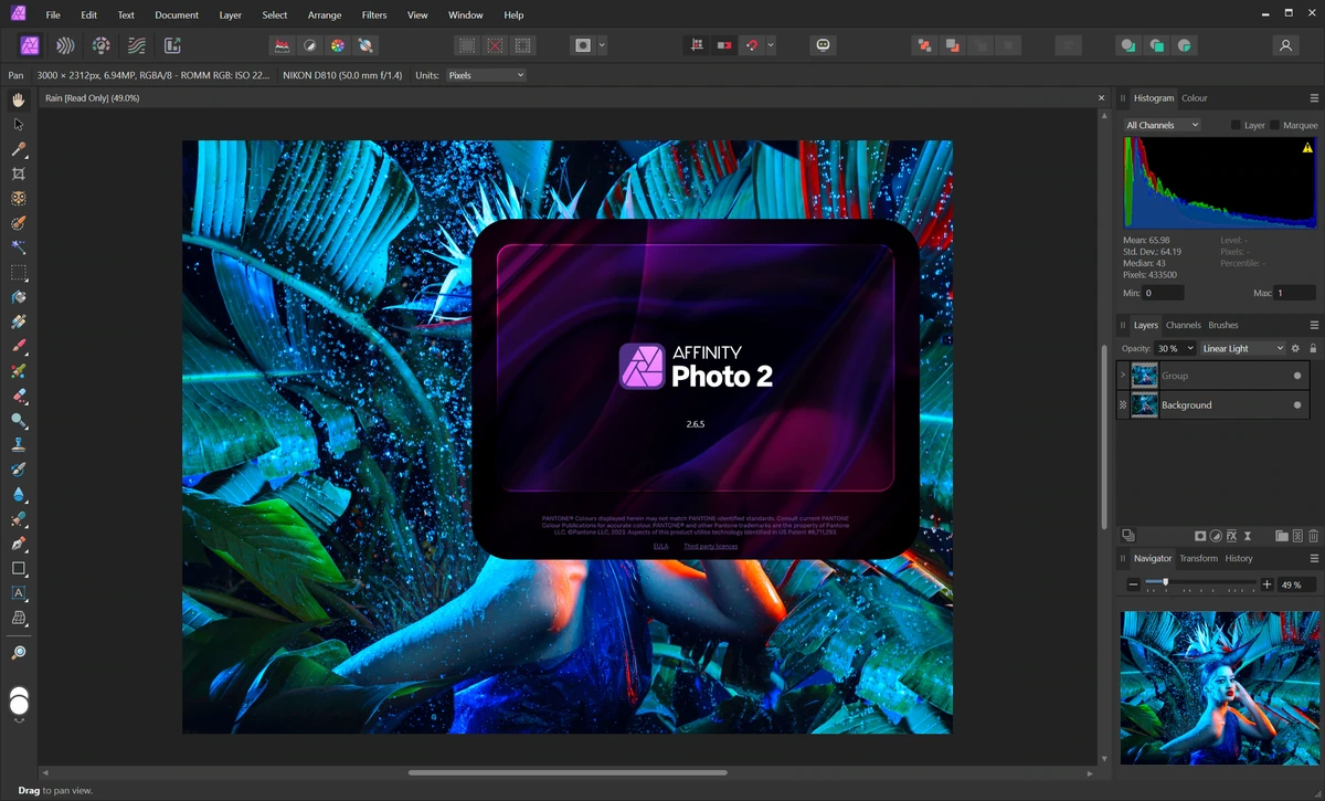 Serif Affinity Photo 2.6.5.3782 — изображение 1
