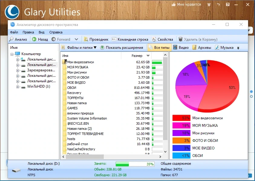 Системный оптимизатор Glary Utilities Pro 5.206.0.235 by TryRooM — изображение 1