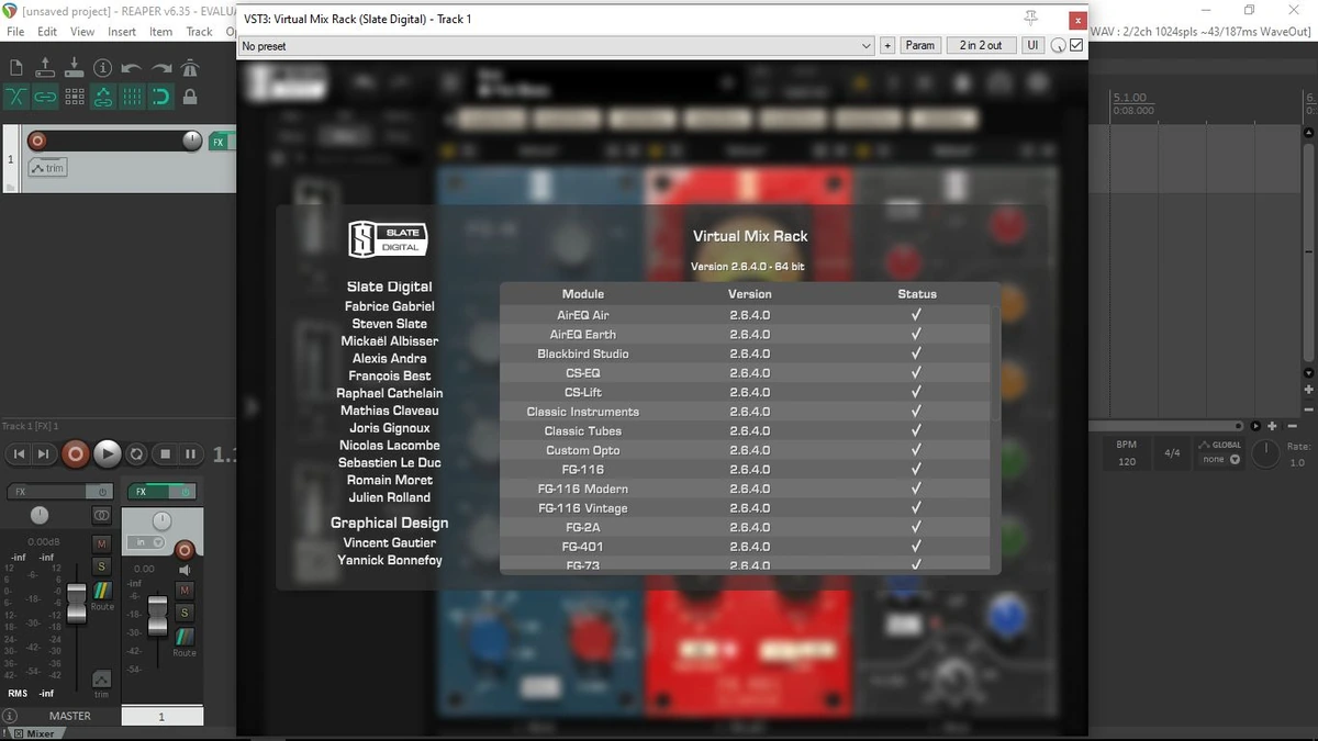 Slate Digital - Virtual Mix Rack Complete 2.6.4.0 VST, VST3, AAX (x64) RePack by RET — изображение 1