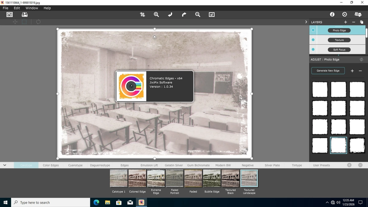 Состаривание фото JixiPix Chromatic Edges 1.0.34 — изображение 1
