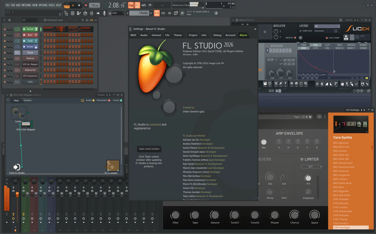 Создание и обработка музыки FL Studio Producer Edition 26.1.0.5530 All Plugins Edition — изображение 1