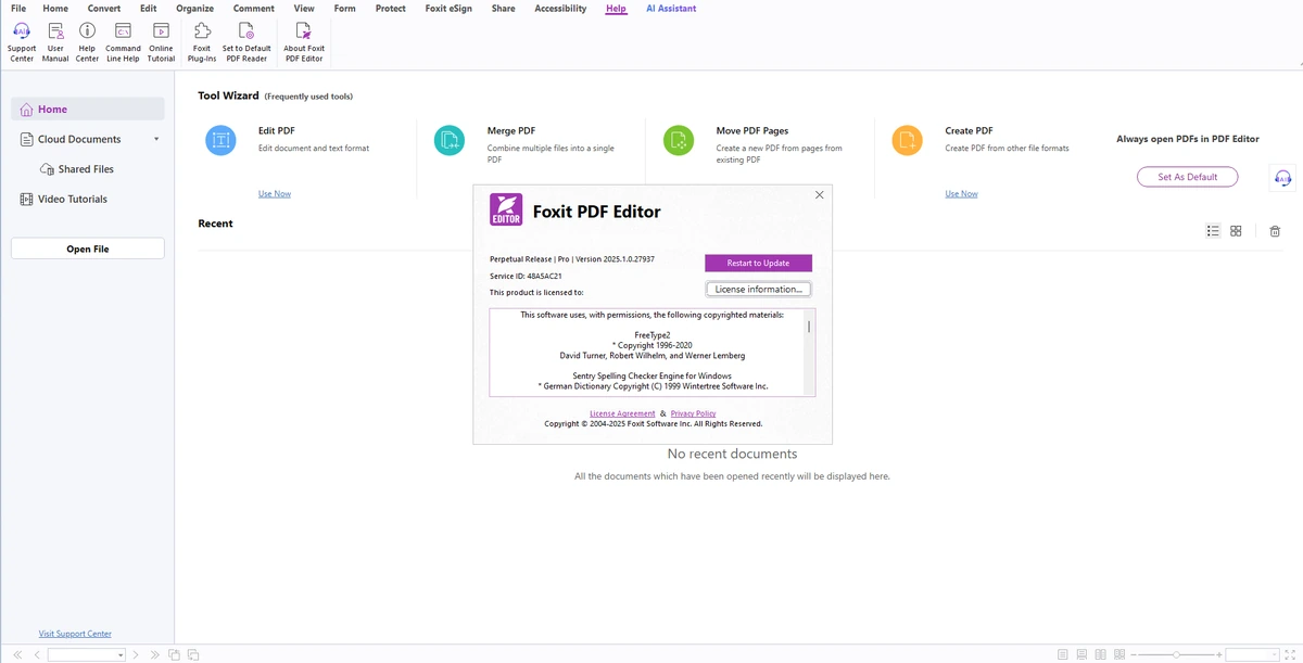 Создание и шифрование ПДФ Foxit PDF Editor Pro 2025.1.0.27937 by 7997 — изображение 1
