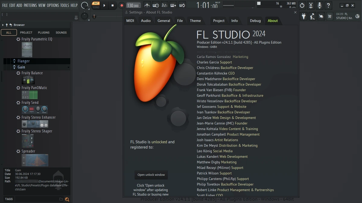 Создание музыки на компьютере FL Studio Producer Edition 24.1.1.4285 - All Plugins Edition (Rev.1) — изображение 1