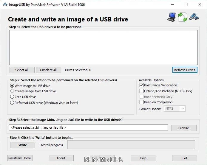 Создание образа USB-флешки - ImageUSB 1.5.1006 Portable — изображение 1
