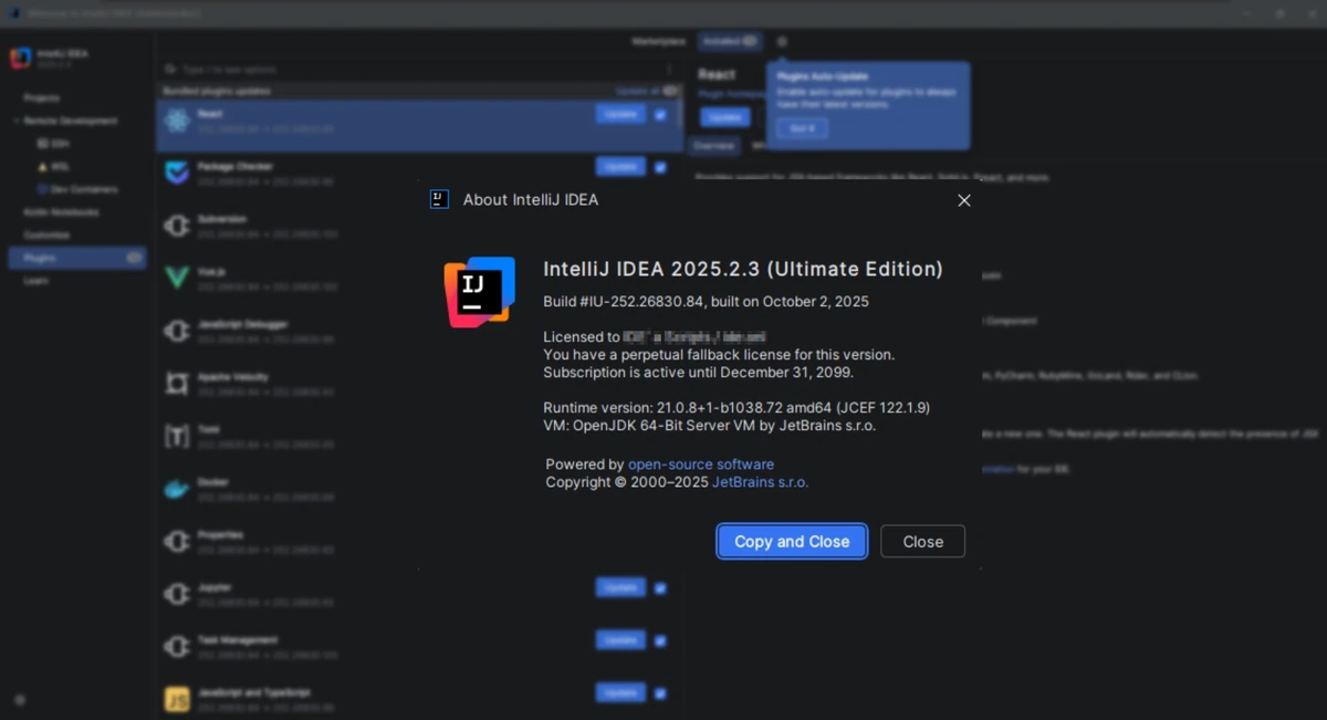 Создание веб приложений Jetbrains IntelliJ IDEA Ultimate 2025.2.3 (x64-arm64) by Sitego — изображение 1