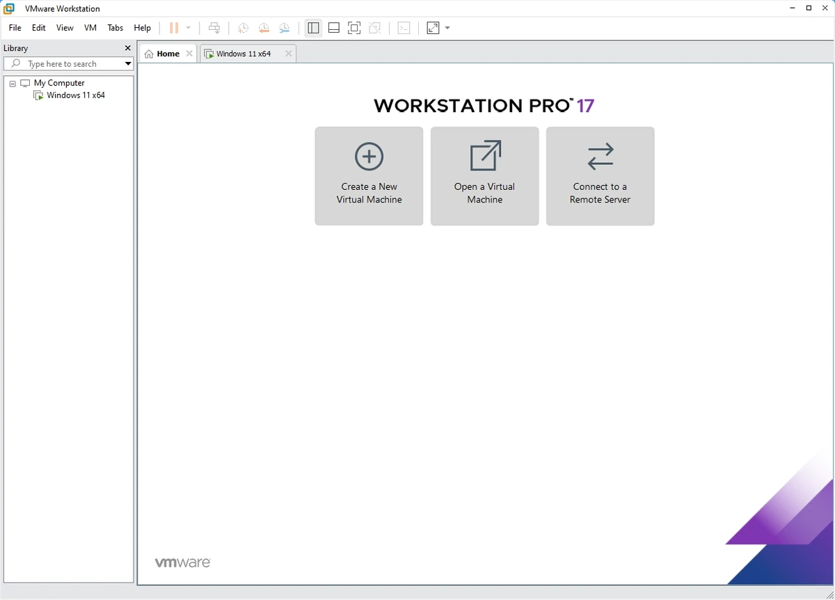 Создание виртуальных компьютеров - VMware Workstation 17 Pro 17.5.0 Build 22583795 RePack by KpoJIuK — изображение 1