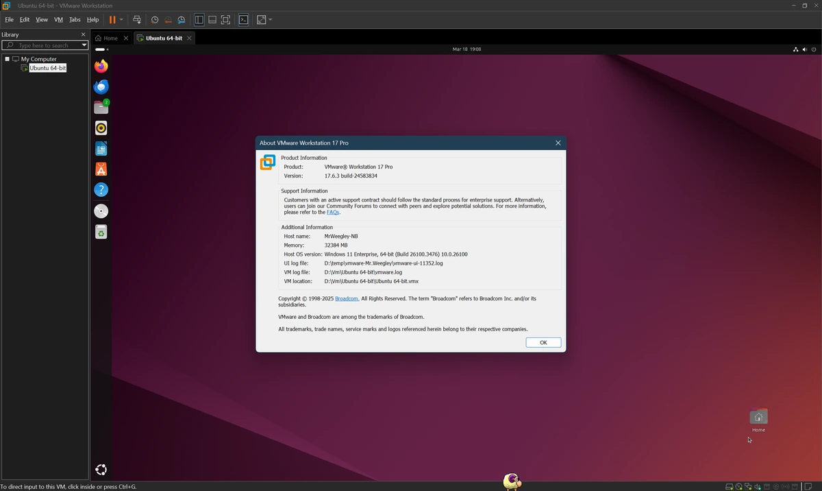 Создание виртуальных компьютеров VMware Workstation 17 Pro 17.6.3 Build 24583834 — изображение 1