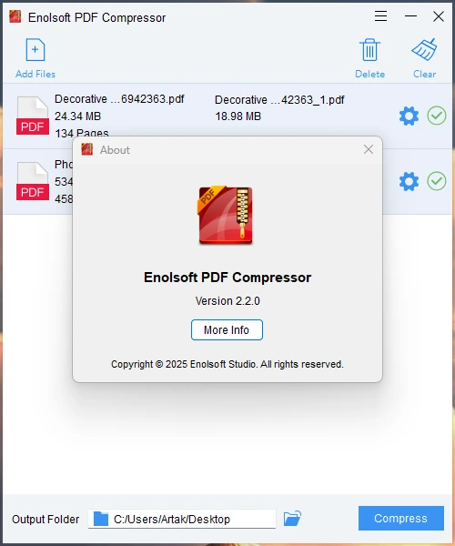 Сжатие PDF файлов PDF Compressor 2.2.0 — изображение 1
