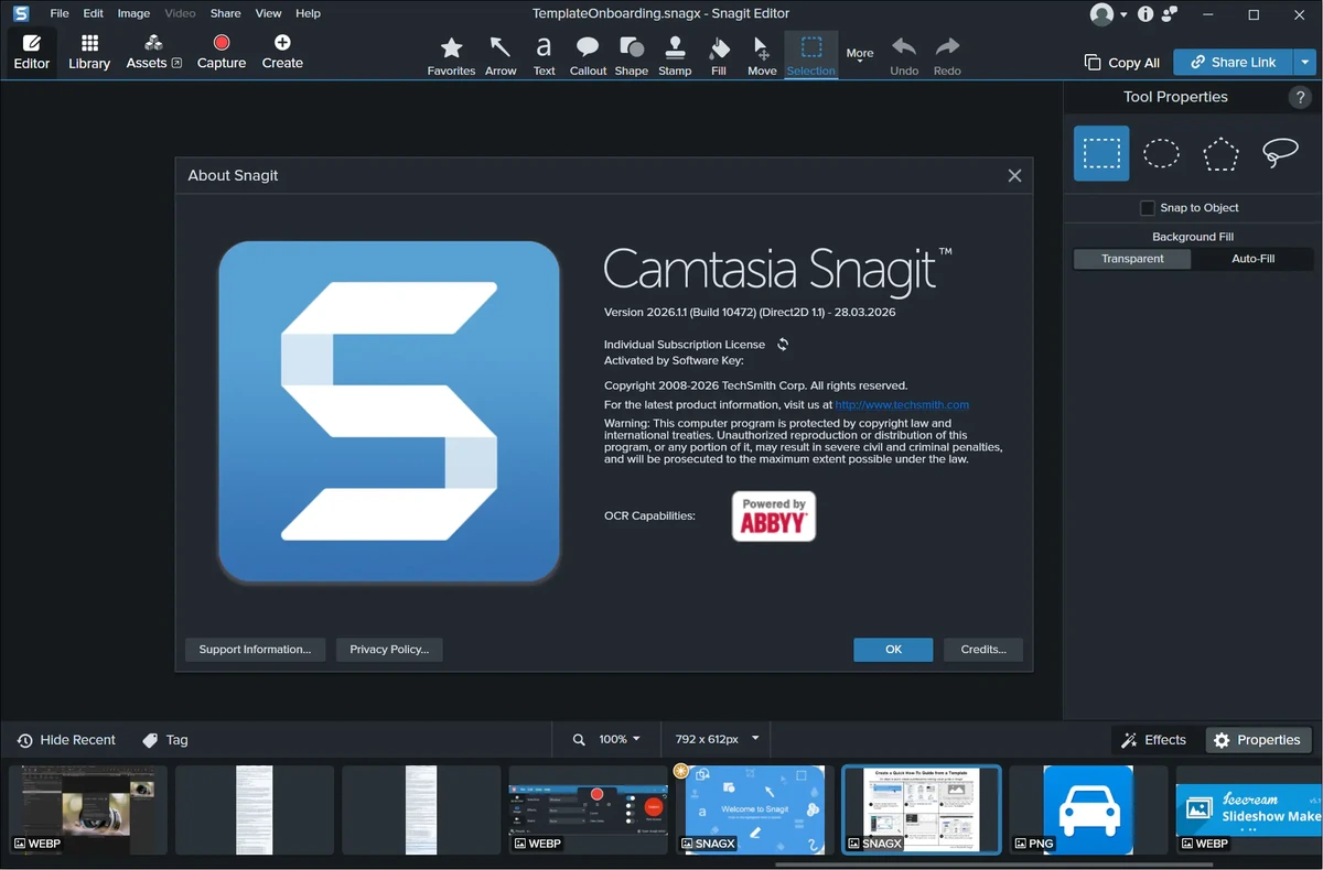 TechSmith SnagIt 2026.1.1 build 10472 — изображение 1
